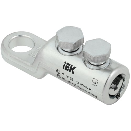 Наконечник болтовой луженый НБЛ 35-150-16/2 35кВ IEK Наконечник болтовой луженый НБЛ 35-150-16/2 35кВ IEK