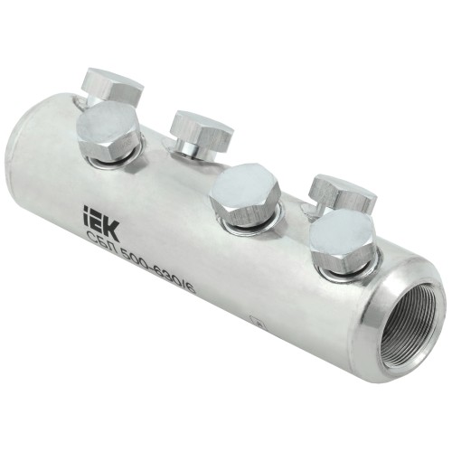 Соединитель болтовой луженый СБЛ 500-630/6 35кВ IEK Соединитель болтовой луженый СБЛ 500-630/6 35кВ IEK