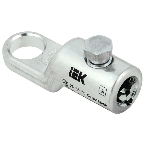 Наконечник болтовой луженый НБЛ 25-95-16/1 35кВ IEK Наконечник болтовой луженый НБЛ 25-95-16/1 35кВ IEK