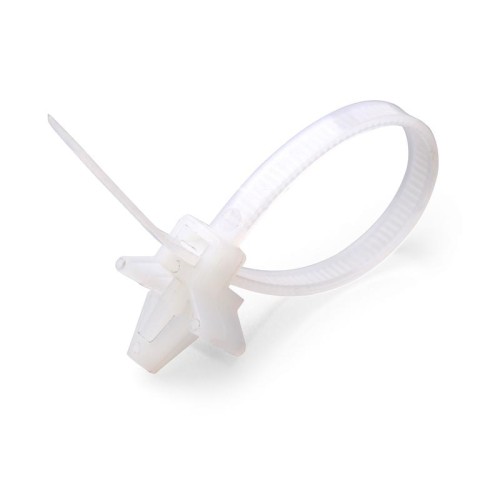 Стяжка нейлоновая КСДп 4.8x190 (бел) (100шт)