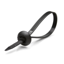  Стяжка нейлоновая КСК 8х380 (черн) (100шт)