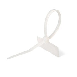  Стяжка нейлоновая КСМ 4x205 (бел) (100шт)