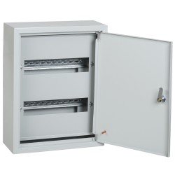 Корпус металлический распределительный ЩРн-24з (395х310х120мм) IP31 GENERICA