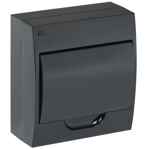 KREPTA 3 Корпус пластиковый ЩРН-П-8 IP41 черная дверь черный IEK