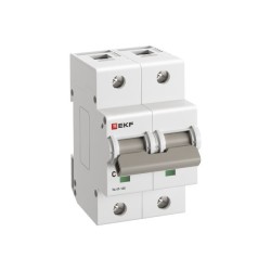 Автоматический выключатель 2P 125А (C) 15кА ВА 47-125 EKF PROxima