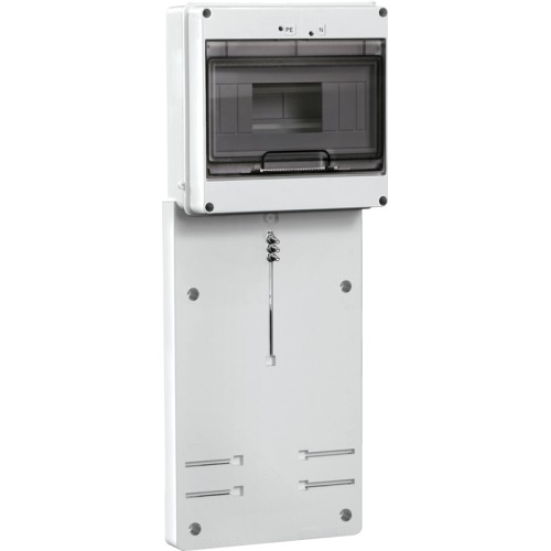 Панель для установки счетчика ПУ3/2-8 3-фазн. с боксом для автоматов модульных серий (8 мод.) (200x465x64мм) IEK Панель для установки счетчика ПУ3/2-8 3-фазн. с боксом для автоматов модульных серий (8 мод.) (200x465x64мм) IEK