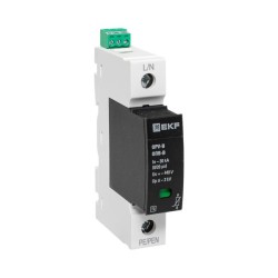 Ограничитель импульсных напряжений ОПВ-B/1P In 30кА 440В с сигн. EKF PROxima 