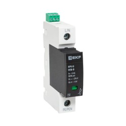 Ограничитель импульсных напряжений ОПВ-D/1P In 5кА 275В с сигн. EKF PROxima 