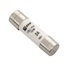 Плавкая вставка цилиндрическая ПВЦ (10х38) 2А EKF 