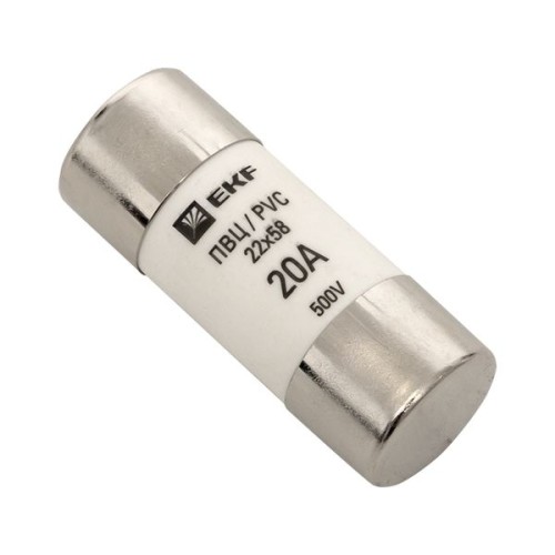 Плавкая вставка цилиндрическая ПВЦ (22х58) 20А EKF