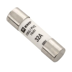 Плавкая вставка цилиндрическая ПВЦ (14х51) 32А EKF 