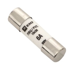 Плавкая вставка цилиндрическая ПВЦ (10х38) 6А EKF 