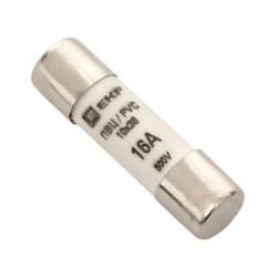 Плавкая вставка цилиндрическая ПВЦ (10х38) 16А EKF 