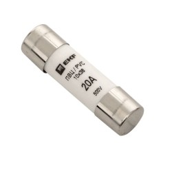 Плавкая вставка цилиндрическая ПВЦ (10х38) 20А EKF 