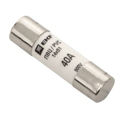 Плавкая вставка цилиндрическая ПВЦ (14х51) 40А EKF 