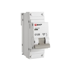 Автоматический выключатель 1P 125А (C) 10kA ВА 47-100 EKF PROxima